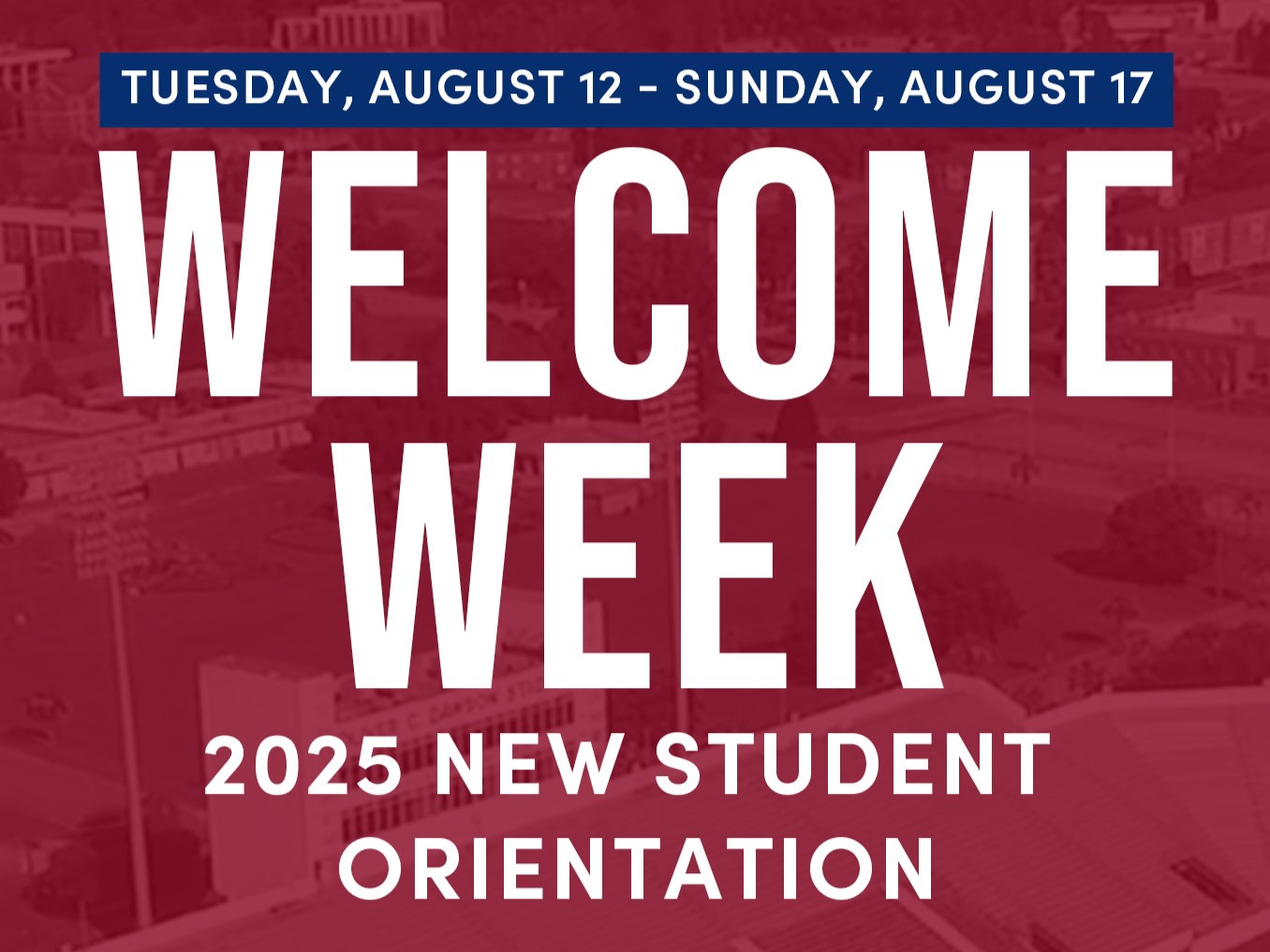 Welcome Week 2025
